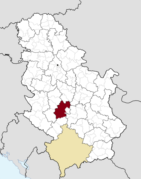 File:Municipalities of Serbia Kraljevo.png