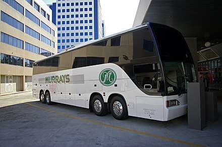 A bus at the Jolimont Centre