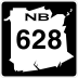 Route 628 marker