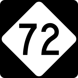 <span class="mw-page-title-main">North Carolina Highway 72</span> State highway in Robeson County, North Carolina, US
