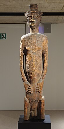 Dengese statue in the Musee L NIND MuseeL-Ndengese ISO200.jpg