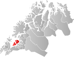 Ibestads kommun i Troms fylke.