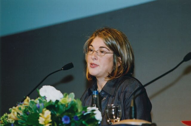 Klein speaking in 2002