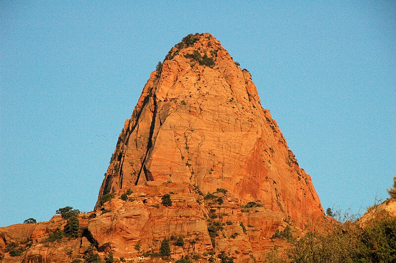 File:Navajo Sandstone at sunset (Lower Jurassic; northern Kolob Canyons, Zion National Park, Utah, USA) 11 (8425011442).jpg