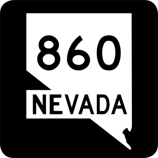 <span class="mw-page-title-main">Nevada State Route 860</span> Highway in Nevada