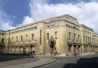 The New Bodleian Library building in Oxford, Julian Roberts' final workplace. New Bodleian Library.JPG