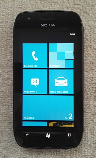 <span class="mw-page-title-main">Nokia Lumia 710</span> Nokia Smartphone from 2011