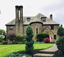 A French-Norman Revival home in the Ridgewood Historic District Obermeier House.jpg