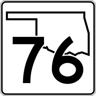 <span class="mw-page-title-main">Oklahoma State Highway 76</span> Highway in Oklahoma