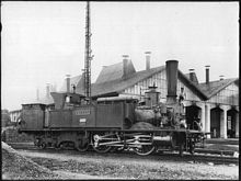 Die Ec 2/5 Nr. 4 „Olten“, mit Luftbehälter und Luftpumpe (Aufnahme zwischen 1895 und 1902)