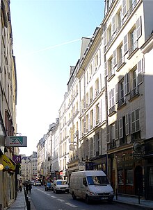 Rue Dauphine, Paris où se trouvait la cave Le Tabou.