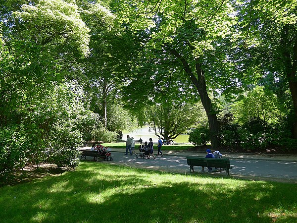 Alley in Parc Montsouris