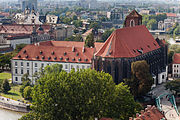 Polski: Zespół klasztorny augustianów Na Piasku- Klasztor (ob. Biblioteka Uniwersytecka), Kościół p.w. Najśw. Marii Panny Na Piasku