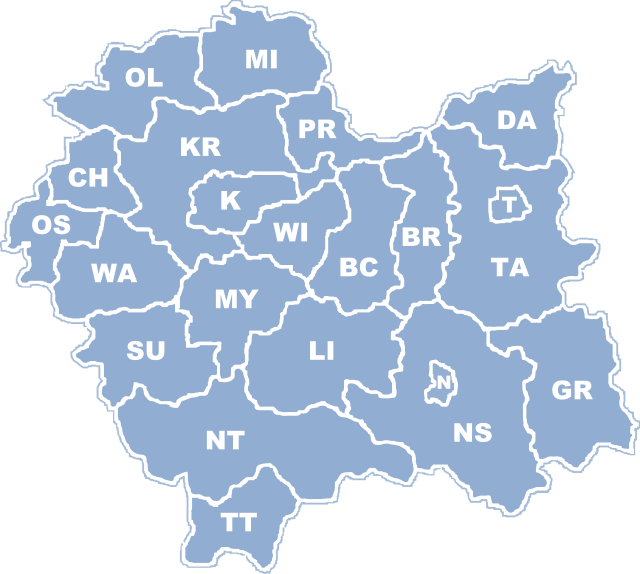 Division into counties