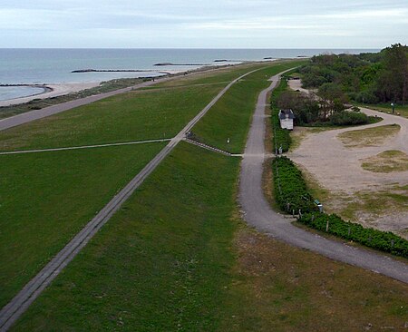 Parkplatz und Strand Heidkate