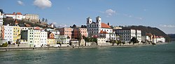 Passau látképe