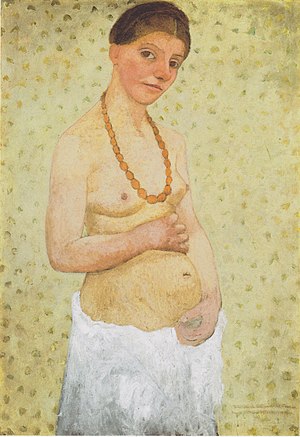 Paula Moderson-Becker - Selbstbildnis am 6 Hochzeitstag - 1906.jpeg