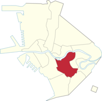 Mapa ng Maynila na pinapakita ang lokasyon ng Paco
