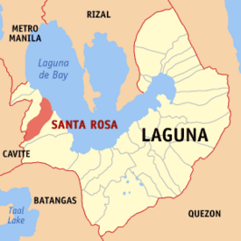 Kaart van Santa Rosa