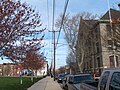 Brown Street, Fairmount, Philadelphia, PA 19130, looking west, 2x00 block
