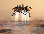 אילוסטרציה של הגשושית הרובוטית פיניקס שנאס"א שלחה למאדים.