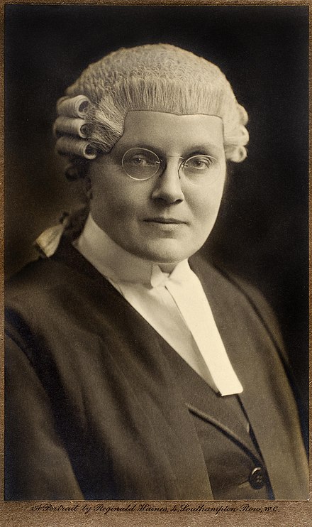 Helena Normanton, one of the first female British barristers.