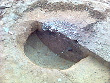A saxon pit, another type of feature Pitsection.jpg
