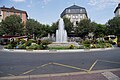 Fontein op het Place du Mandarous in Millau