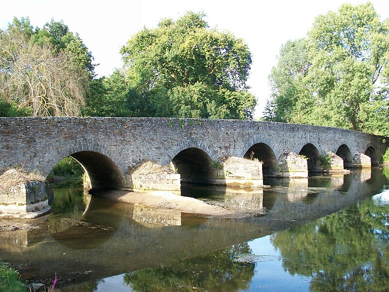 File:Pont Roman d'Yvré l'évêque.JPG