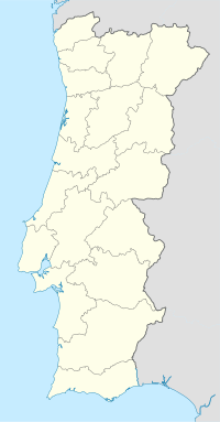 Елвас на мапи Португалије