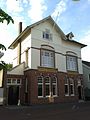 Old post office with staff residence, market square,