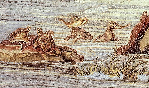 Praeneste - Nile Mosaic - 4 бөлім - Detail.jpg