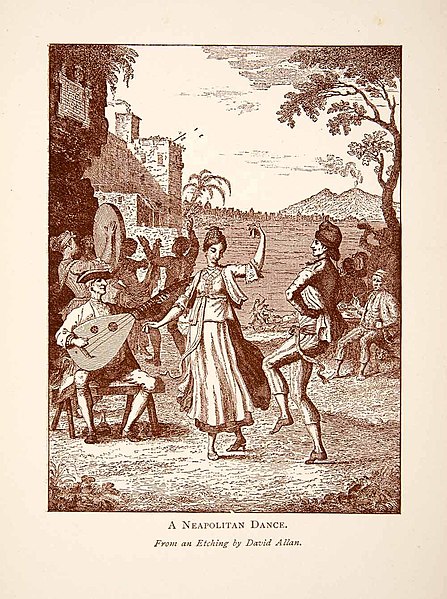 File:Print Neapolitan Dance Italy 1892 from David Allan Art.jpg