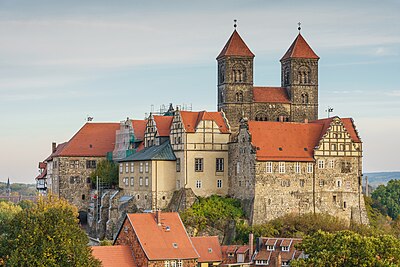 Quedlinburg Castle at day