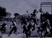 Troops of the CAF's Rhodesian Light Infantry training in 1963 RLIassault1963.PNG