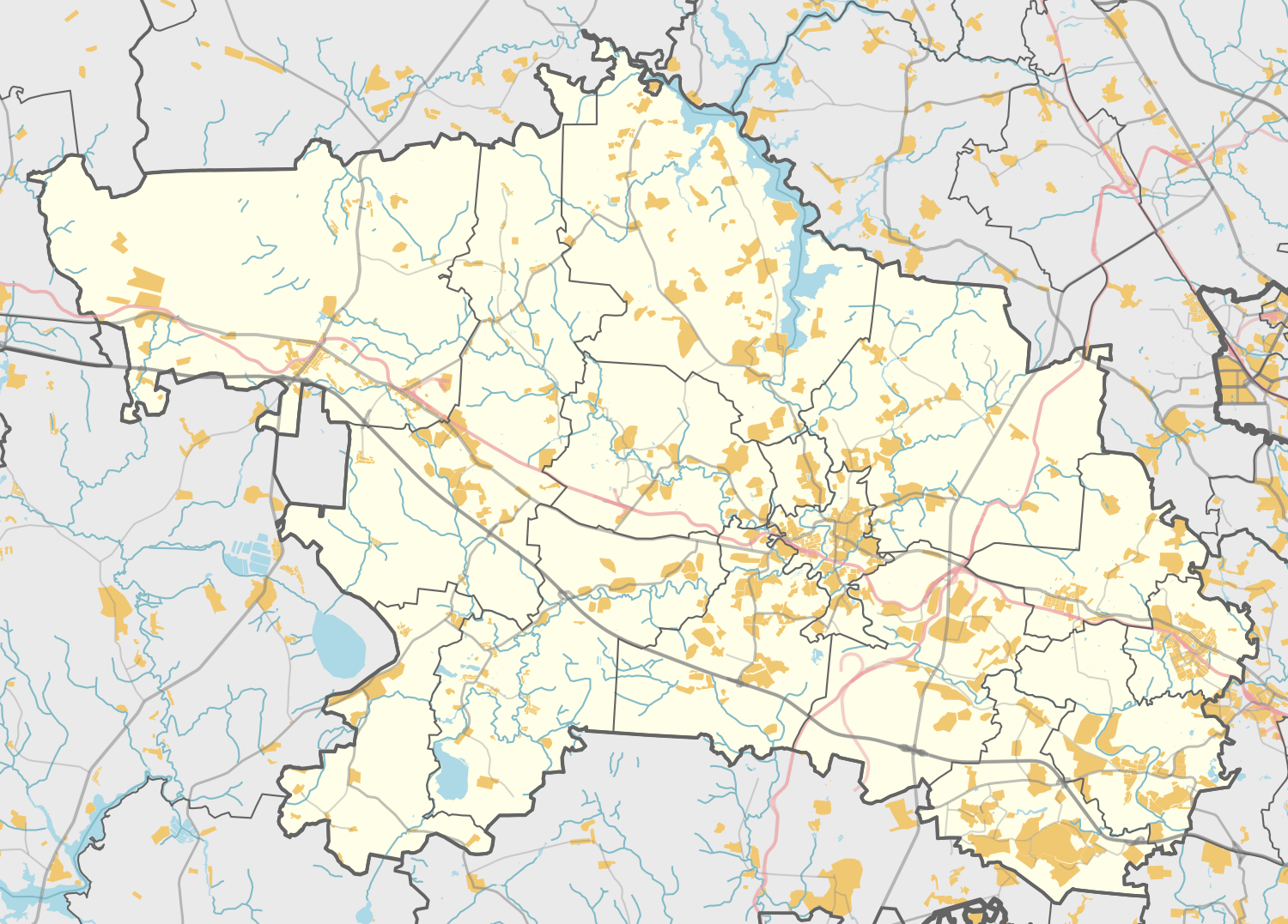 Истринский городской округ карта - 93 фото