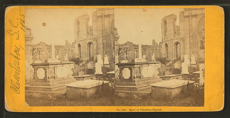 File:Rear of Circular Church, Charleston, S.C, by Soule, John P., 1827-1904.jpg