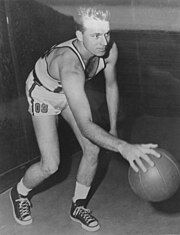 Red Holzman Red Holzman, Rochester Royals, 1950.jpg