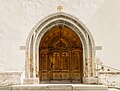 Gereformeerde Kerk in Scuol. (toegangspoort)