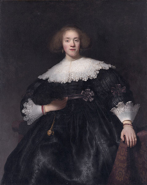 File:Rembrandt - Portrait of a Young Woman with a Fan.JPG