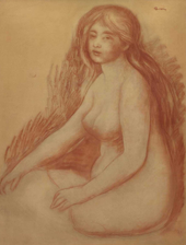 Chalk study (1880-81) Renoir, Bather, 1880-1881.png