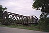 Republican River bridge, NE of Concordia, KS; viewed from the northeast, evening of August 19, 2006.