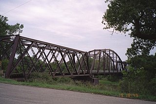 Republican River Pegram Truss bridge in United States of America