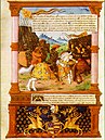 Egykorú ábrázolása Római Aegidius „A fejedelmek kormányzásáról” (De regimine principium) c. munkájának francia változatából (16. század eleje)