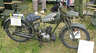 A Royal Enfield WD/RE in 2009 Royal Enfield WDRE motorbike 2009.jpg