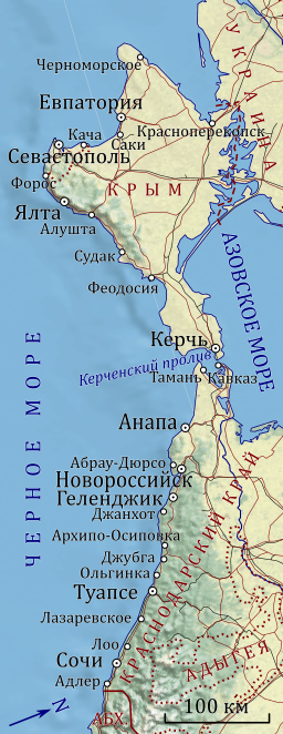 Russian Black Sea coast map.svg