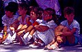 Samos-Pythagoreio-Fest am 6. August-50-Metaxa Square-Kinder-1987-gje.jpg