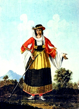 Unknown author: A woman of San Costantino Albanese, Matera, 1799.