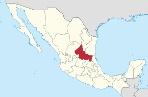 Kart over San Luis Potosí