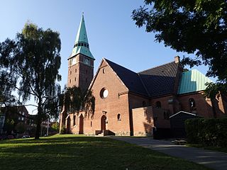 St. Johns Church, Aarhus Church in Aarhus C, Denmark